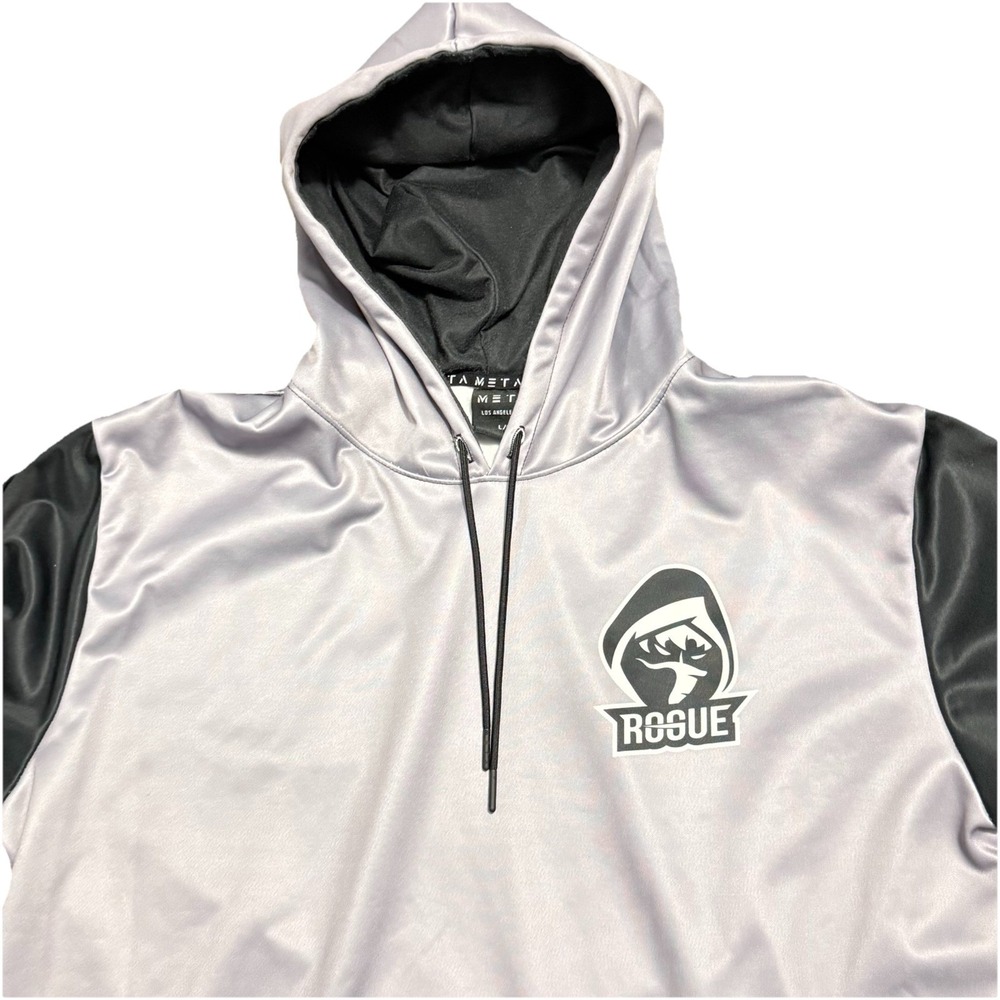 Rogue Men's L Esports Team Meta Threads Sweatshirt Hoodie Gray